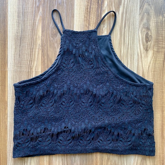 Kendall and Kylie black lace tank - Picture 3 of 3